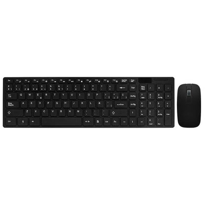 TECLADO Y MOUSE INALÁMBRICOS COMBINADOS CLÁSICOS EN ESPAÑOL ARG-KB-7436
