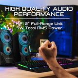 PARLANTE ARGOM COMBAT GAMING S68 2.0 BLACK ARG-SP-1068BK