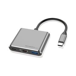 HUB ARGOM 3 IN 1 TYPE C/HDMI/USB 3.0 ARG-UB-0181