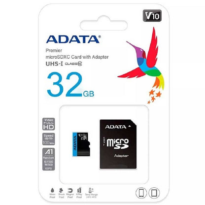 MEMORIA MICRO SD 32GB ADATA CLASE 10 AUSDH32GUICL10A1-RA1