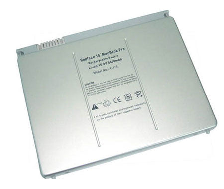 BATERIA APPLE MacBook Pro 15PUL A1175 60W 6 CELDA PLATA - (ENTREGA 15 DÍAS HÁBILES)