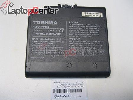 BATERIA TOSHIBA ORIGINAL SATELLITE 1900 1905 PA3166U-1BAS PA3166