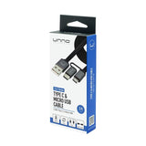 CABLE 2 EN 1 TIPO C MICRO USB