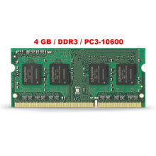 MEMORIA RAM USADA 4GB DDR3 1333MHZ / PC3-10600 P/LAPTOP