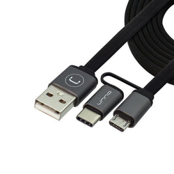 CABLE 2 EN 1 TIPO C MICRO USB