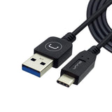 CABLE UNNO TEKNO TYPE C USB 3.0 1.5M/5FT CB4054BK