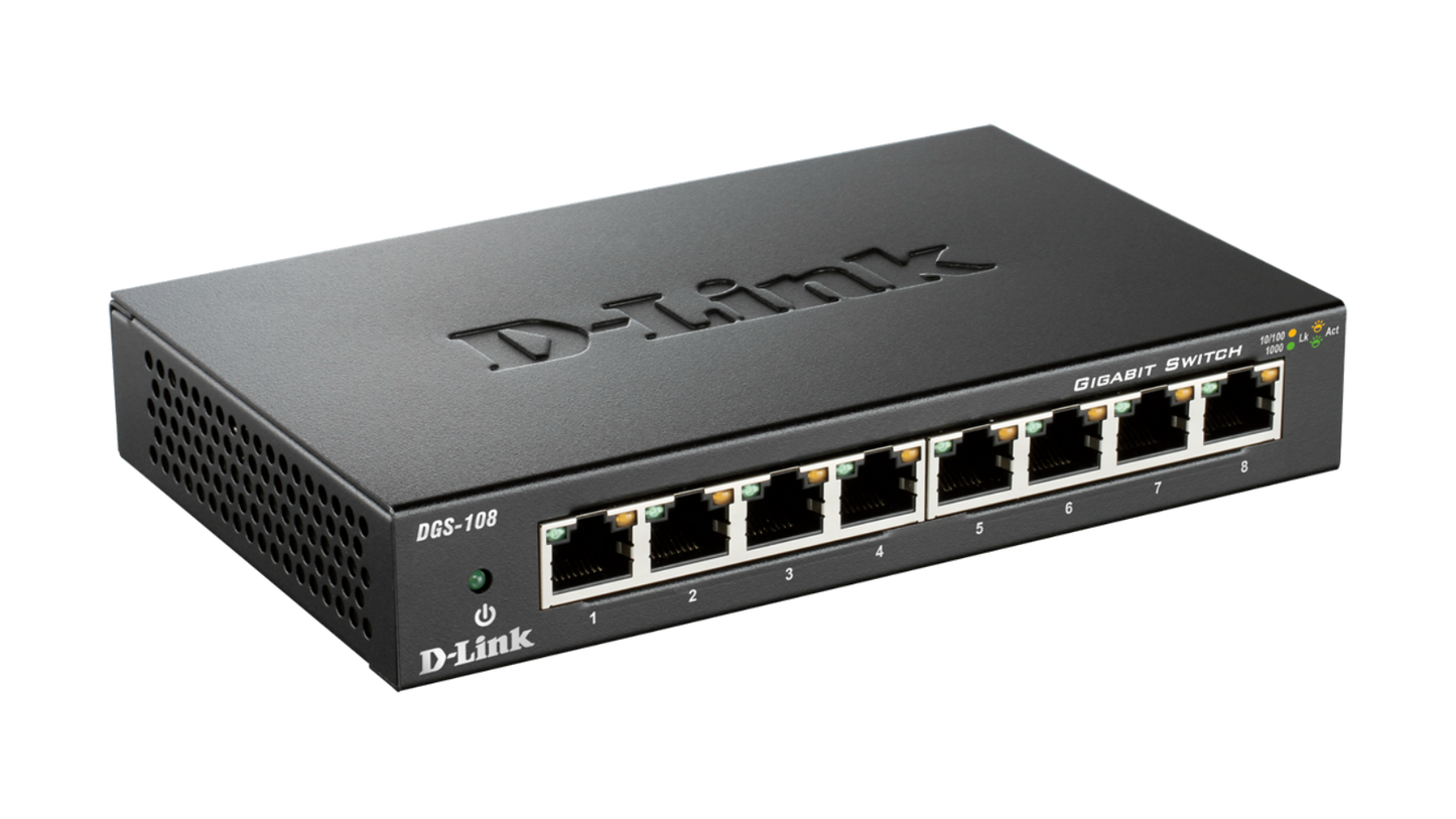 SWITCH DLINK 8 PUERTOS 10/100/1000 DGS-108