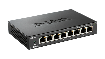 SWITCH DLINK 8 PUERTOS 10/100/1000 DGS-108