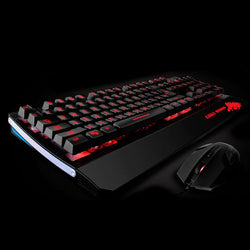 KIT GAMER EAGLE WARRIOR G75 WILD BEAST TECLADO MEMBRANA Y MOUSE