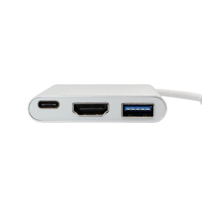 HUB UNNO HB1101SV |  TIPO C / 3 EN 1 | USB 3.0