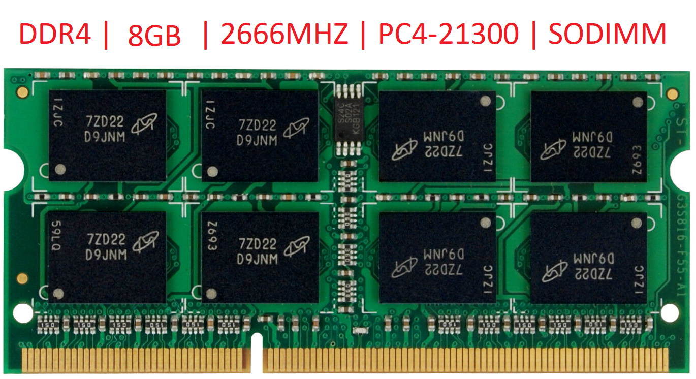MEMORIA LAPTOP DDR4 | 2666MHZ | PC4-21300 | SODIMM