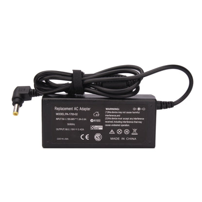 CARGADOR TOSHIBA GENERICO 65W / 19V / 3.42A / 5.5 x 2.5MM