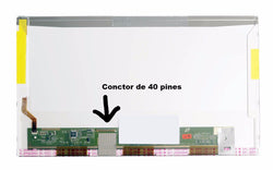 PANTALLA 14.0" LED CONECTOR ABAJO IZQUIERDA 40 PINES WXGA (1366x768) HD PARA LAPTOP ** ¡NOTA: SE VENDE SOLO INSTALADA EN NUESTRO TALLER! **