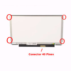 PANTALLA 11.6 LED SLIM / FINA P/LAPTOP BRACKETS DERECHA E IZQUIRDA (SOLO CONTRA PEDIDO. 15 A 22 DÍAS HÁBILES)