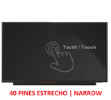 PANTALLA 15.6 LED SLIM | TACTIL ADHERIDO | CONECTOR "ESTRECHO" 40 PINES ABAJO DERECHA |  HD (1366x768) |  P/LAPTOP | NO BRACKET  | ¡NOTA: SE VENDE SOLO INSTALADA EN NUESTRO TALLER!