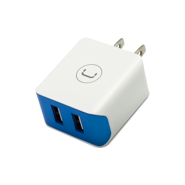 CARGADOR DE PARED USB 2 SALIDAS DE 2.1A UNO PW5052WT