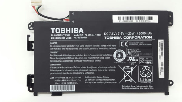 BATERIA TOSHIBA ORIGINAL PA5156U-1BRS P000577240  INTERNA 7.6V / 23WH /3000mAh