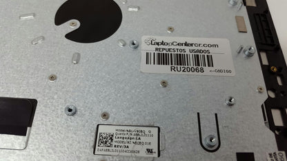 REPUESTO DESCANSA MANOS PALMREST Y COBERTOR POSTERIOR TOSHIBA COBERTOR SUPERIOR P55W-B INGLES