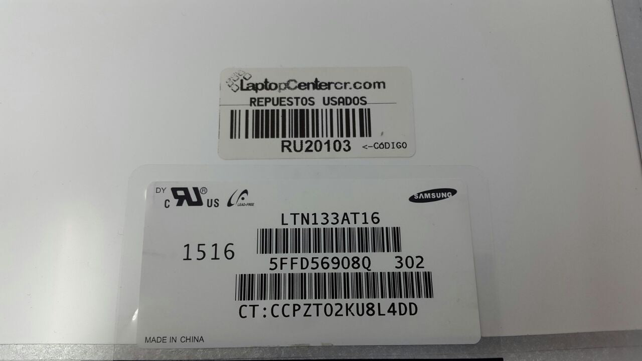 REPUESTO PANTALLA CON TÁCTIL DE 11.6" PARA HP STREAM 13-C002DX 13-C020CA LTN133AT16-302  792780-001 ** ¡NOTA: SE VENDE SOLO INSTALADA EN NUESTRO TALLER! **