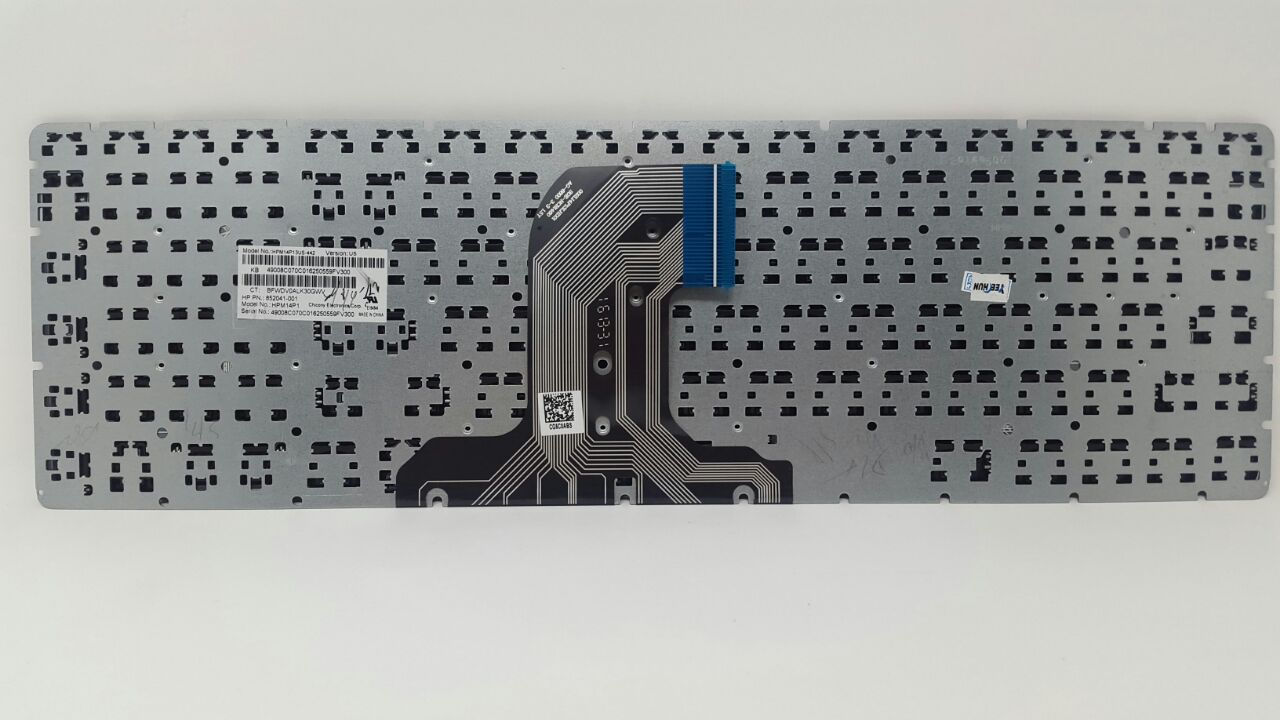 TECLADO HP COMPAQ 15-AC 15-AF 15-AY 15-BA 15-AF 15T-AC 15Z-AF 250 G4 255 G4 256 G4 250 G5 255 G5 NEGRO SIN FRAME