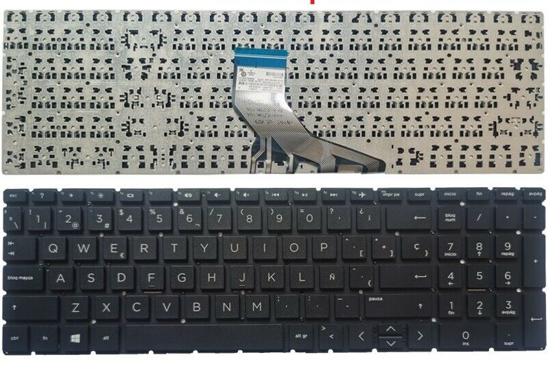 TECLADO HP COMPAQ FLEX CORTO HP 15M-DR 15-DA 15-DB 15T-DB 15-BR 15-CN 15-CW SIN FRAME CON NUMERICO