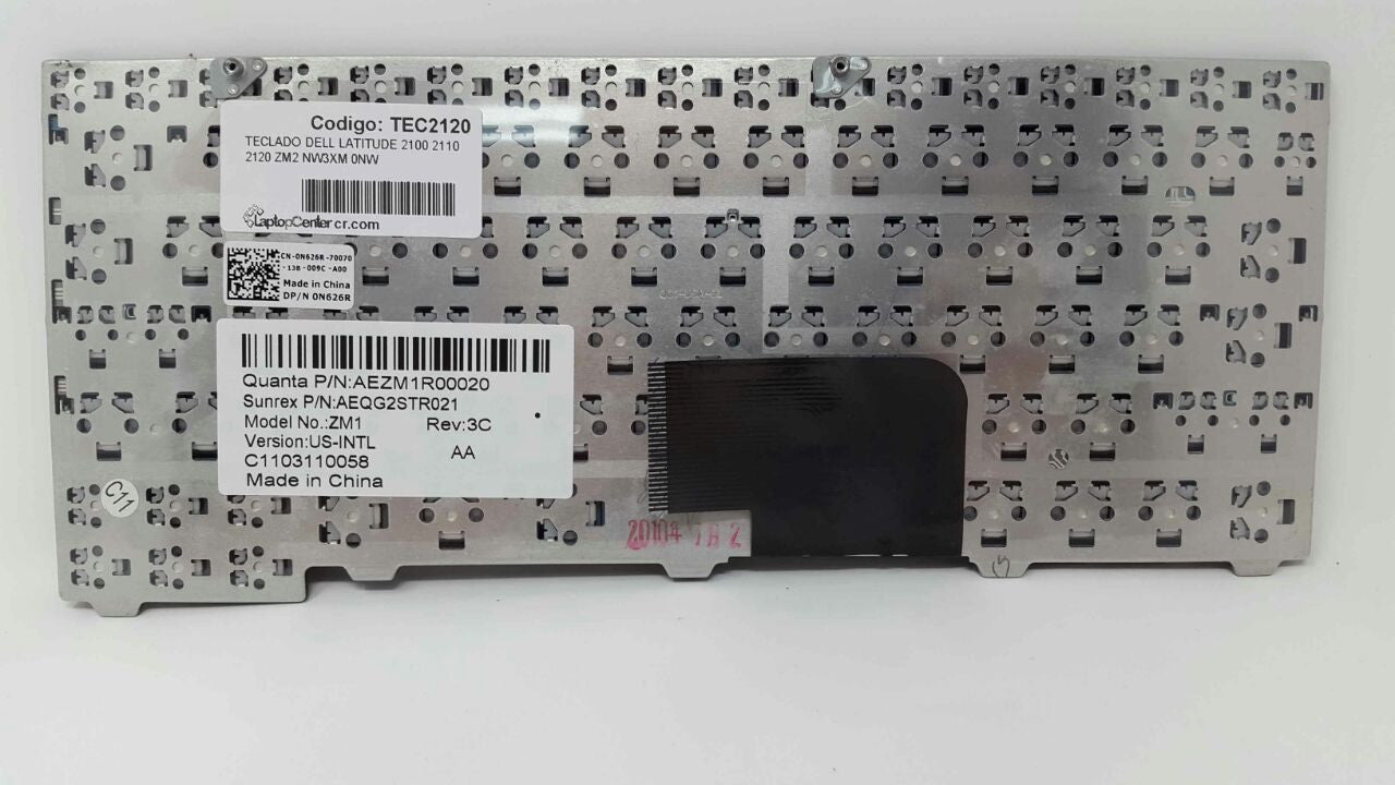 TECLADO DELL LATITUDE 2100 2110 2120 L2100 ZM2 NW3XM 0NW3XM