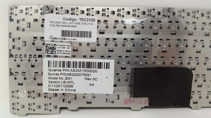 TECLADO DELL LATITUDE 2100 2110 2120 L2100 ZM2 NW3XM 0NW3XM