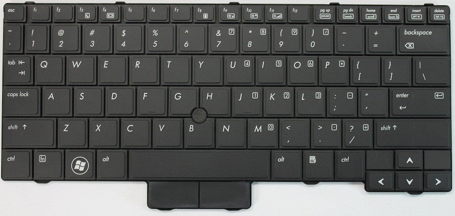 TECLADO HP COMPAQ ELITEBOOK 2540P 598790-001 V018602AS1 CON PUNTERO