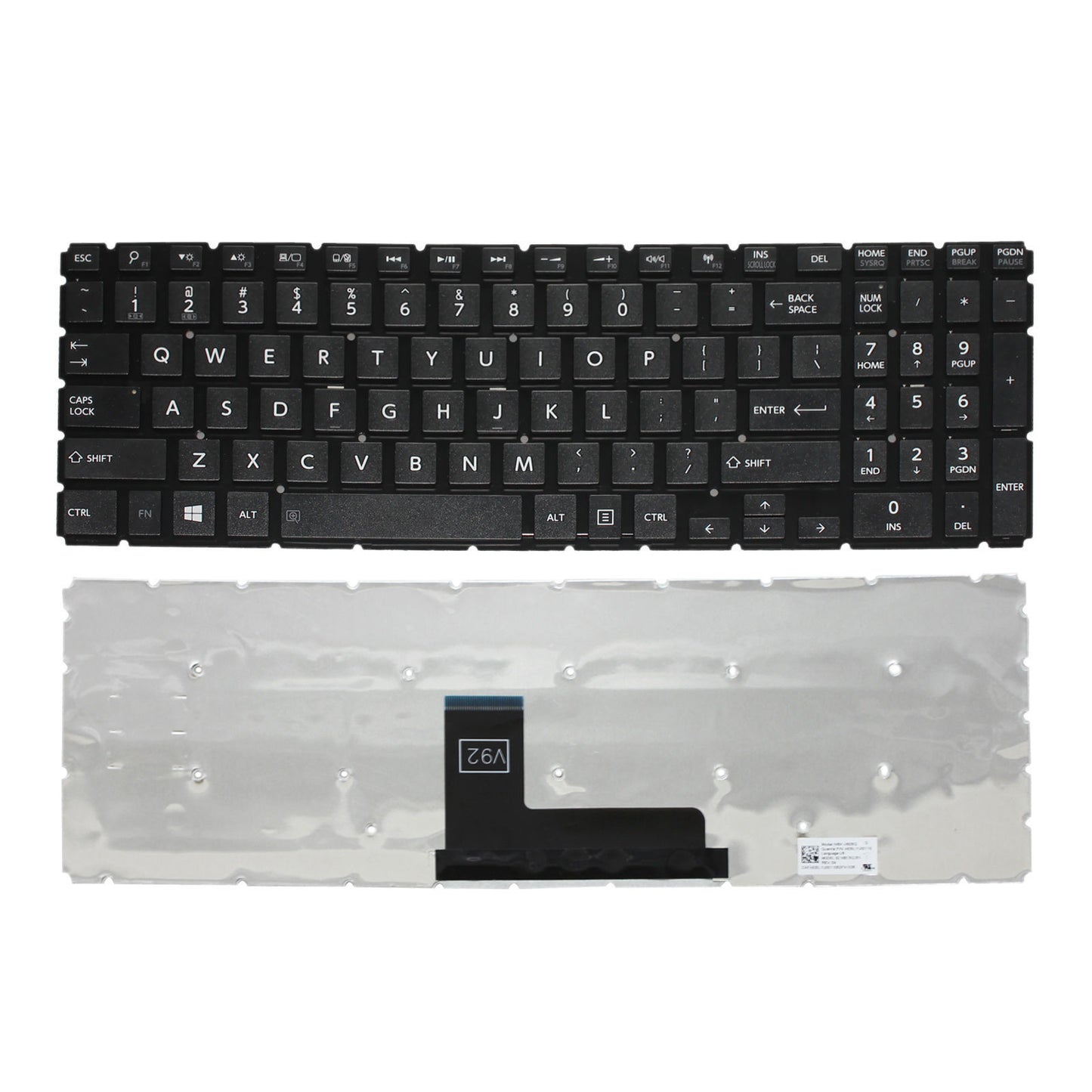 TECLADO TOSHIBA P50W P50D P55D P55T P55W L50-B L50D L50t C55-C S55-B S55D S55t