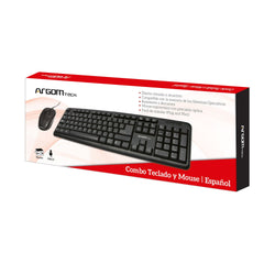 CLÁSICO COMBO ESPAÑOL TECLADO Y MOUSE USB ARG-KB-7418