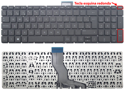 TECLADO HP COMPAQ 15-AK000 15-AU000 15-BC000 15-AB000 SIN FRAME CON NUMERICO