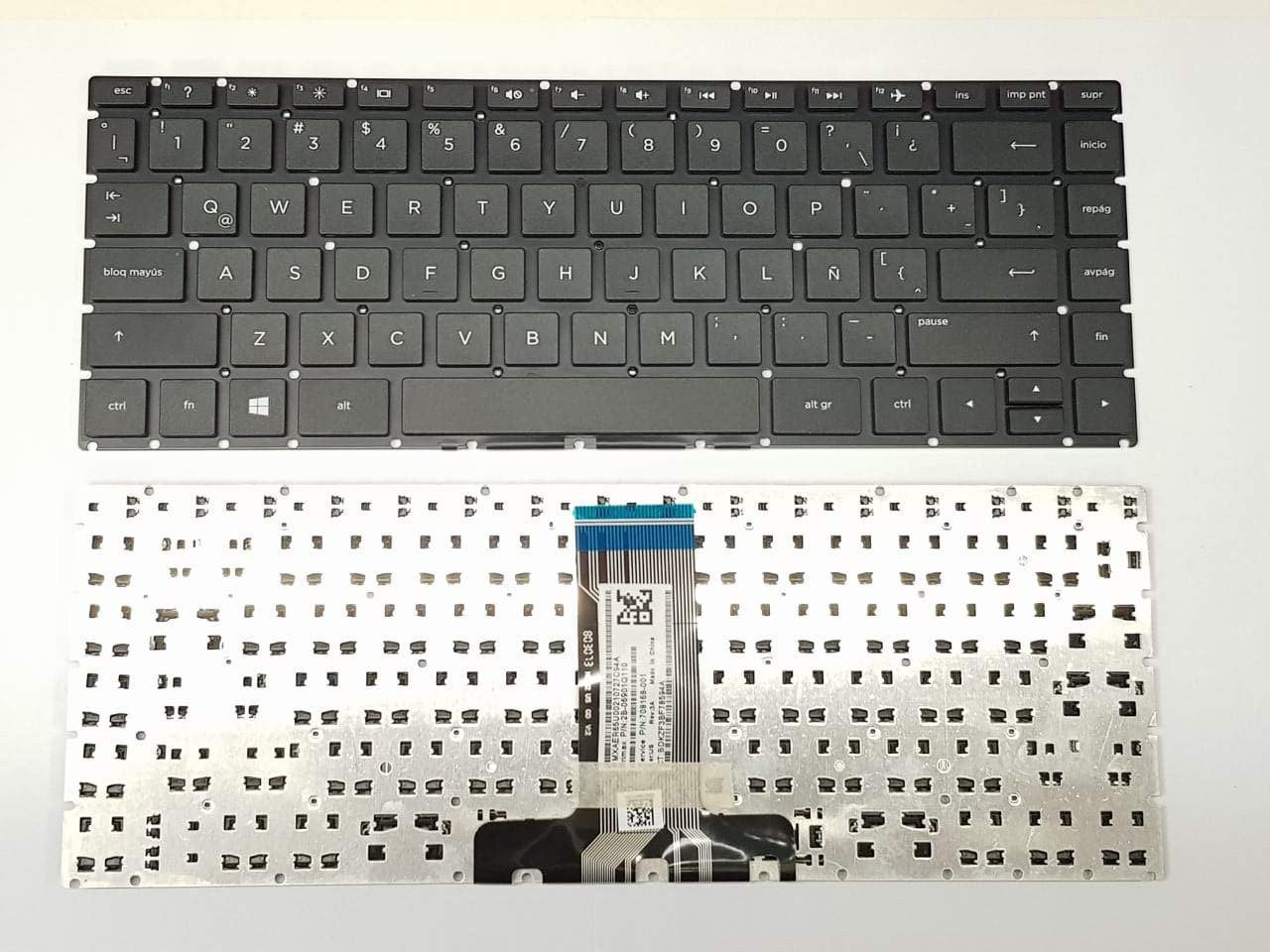 TECLADO HP COMPAQ 240 G6 245 G6 246 G6 14-BS000 14-BS100 14-BS500 14T-BS000 HP 14-BP000 SIN FRAME