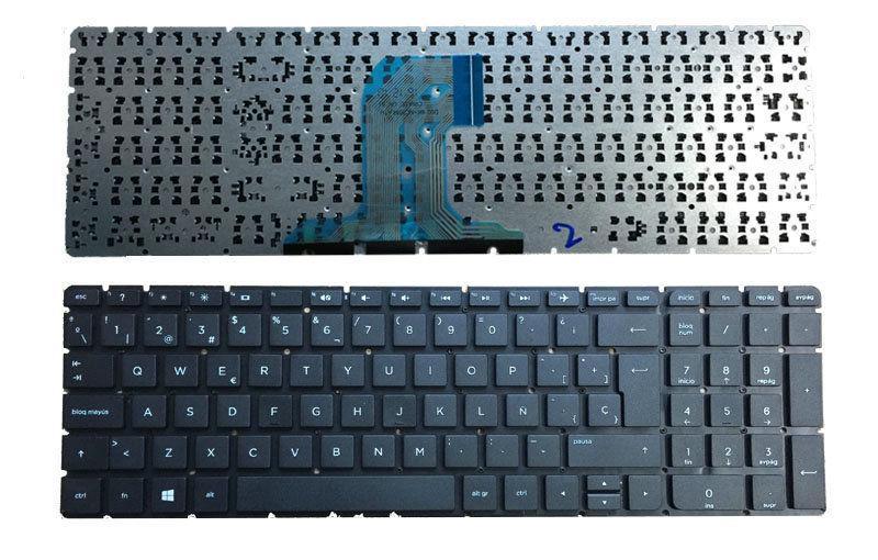 TECLADO HP COMPAQ 15-AC 15-AF 15-AY 15-BA 15-AF 15T-AC 15Z-AF 250 G4 255 G4 256 G4 250 G5 255 G5 NEGRO SIN FRAME