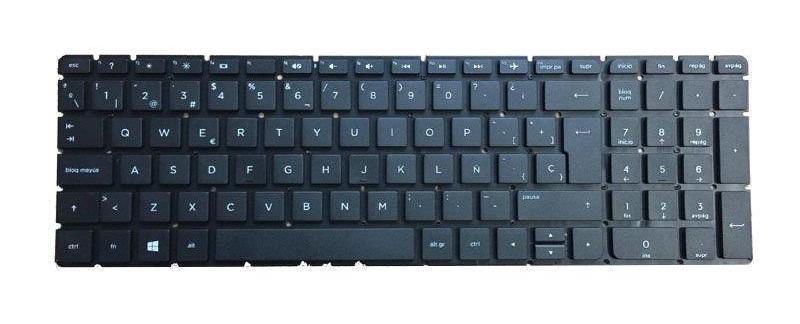 TECLADO HP COMPAQ 15-AC 15-AF 15-AY 15-BA 15-AF 15T-AC 15Z-AF 250 G4 255 G4 256 G4 250 G5 255 G5 NEGRO SIN FRAME