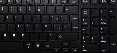 Italian QWERTY Keyboard For Toshiba Satellite P750/P755/P770/P775 Notebook | Black | Siliconvalleystore
