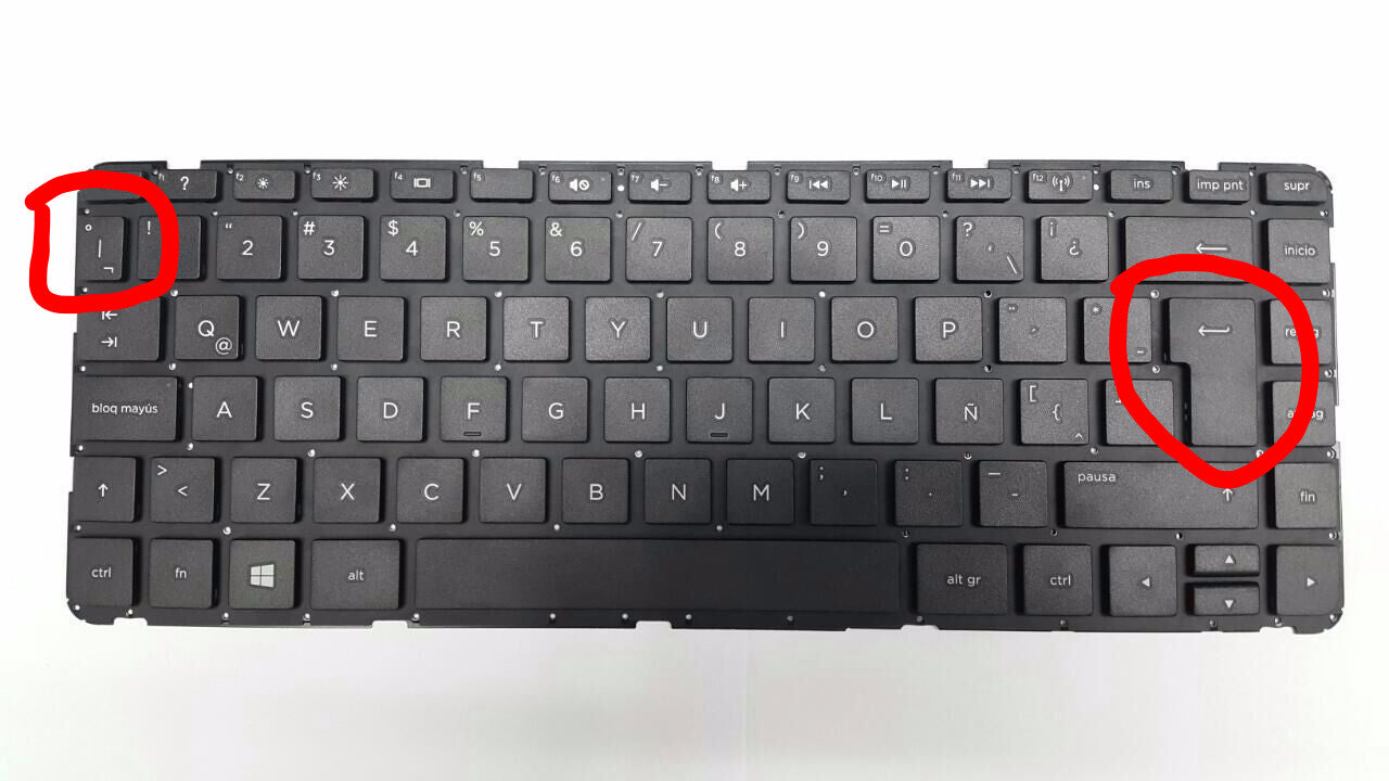 TECLADO HP COMPAQ 14-D 14-D031LA 14-D032LA 14-D034LA 14-D021LA 14-D022LA 14-D023LA 14-D026LA SIN FRAME