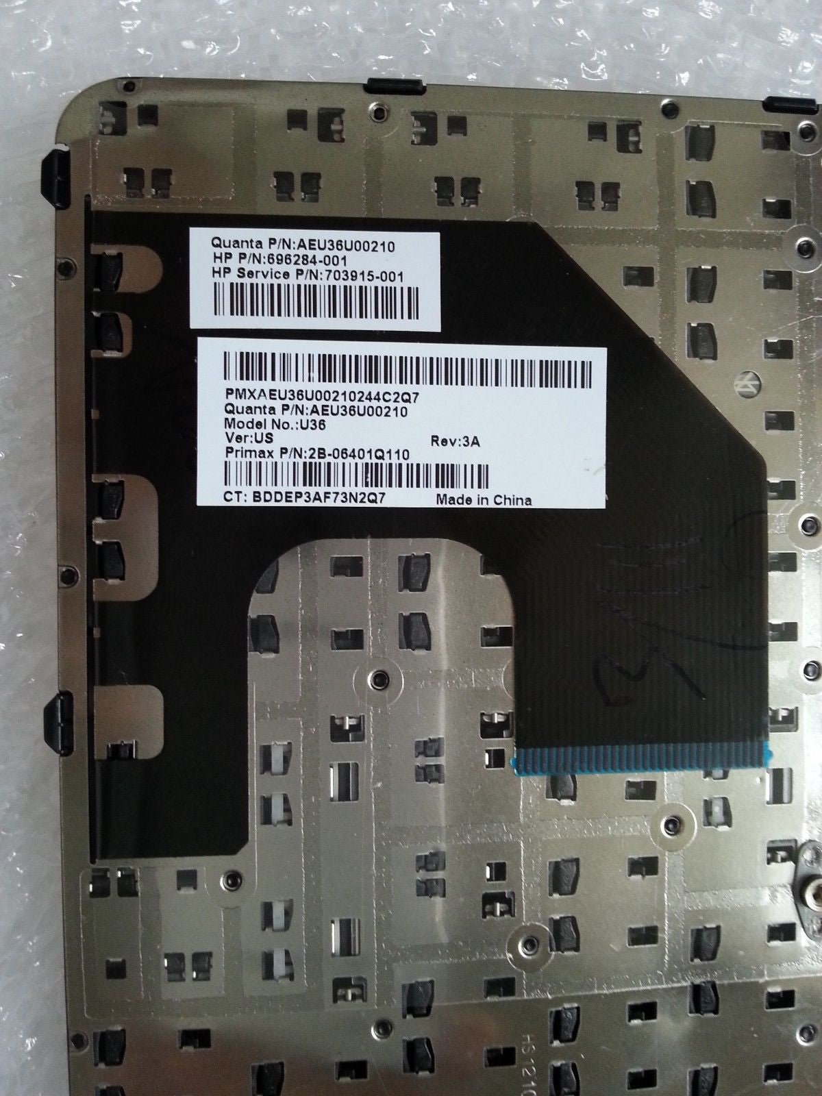 TECLADO HP COMPAQ SLEEKBOOK 15-B 15-B004 15-B104 15-B123 15-B119 15-B140 SIN FRAME CON NUMERICO NEGRO SIN FRAME