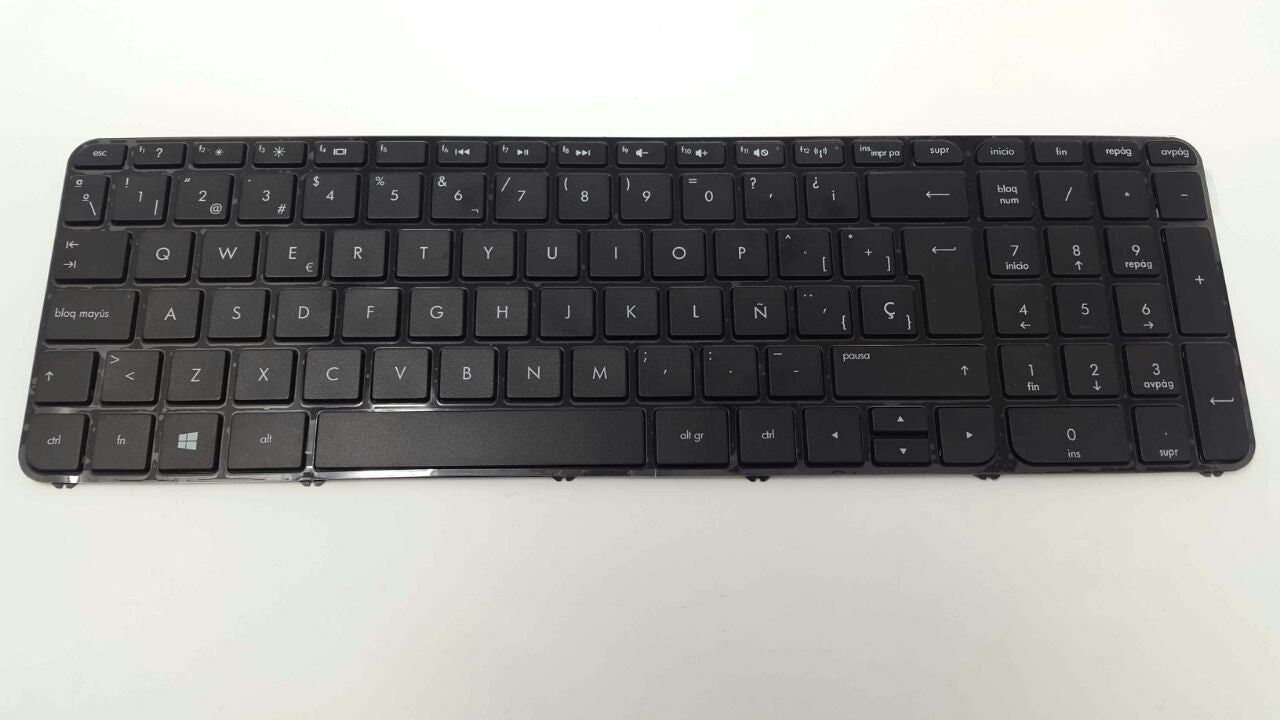 TECLADO HP COMPAQ SLEEKBOOK 15-B 15-B004 15-B104 15-B123 15-B119 15-B140 SIN FRAME CON NUMERICO NEGRO SIN FRAME