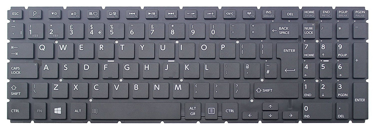 TECLADO TOSHIBA P50W P50D P55D P55T P55W L50-B L50D L50t C55-C S55-B S55D S55t