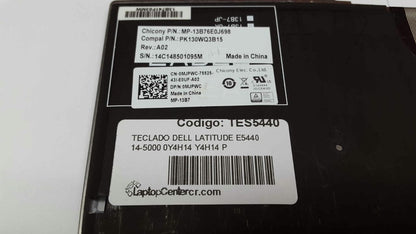 TECLADO DELL LATITUDE E5440 14-5000 0Y4H14 Y4H14 PK130WQ2A00 CON PUNTERO