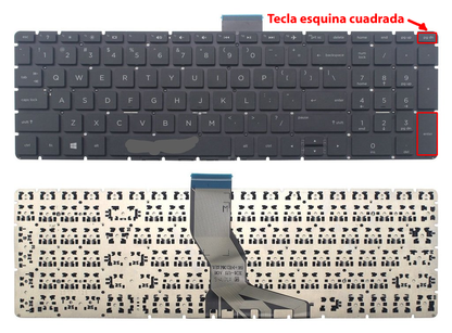 TECLADO HP COMPAQ FLEX LARGO 15-BS000 15-AE000 15-AS000 15-AH000 15-BC000 15-BW000 15 Z-EF2000 15-DY 15T-DY SIN FRAME CON NUMERICO