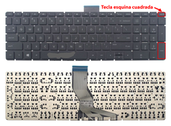 TECLADO HP COMPAQ FLEX LARGO 15-BS000 15-AE000 15-AS000 15-AH000 15-BC000 15-BW000 15-DY 15T-DY SIN FRAME CON NUMERICO