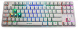 TECLADO EAGLE WARRIOR VALKIRA MECANICO WHITE