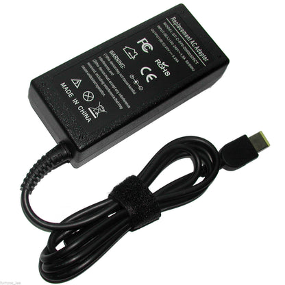 CARGADOR IBM LENOVO GENERICO 65W / 20V / 3.25A / CONECTOR RECTANGULAR PUNTA AMARILLA