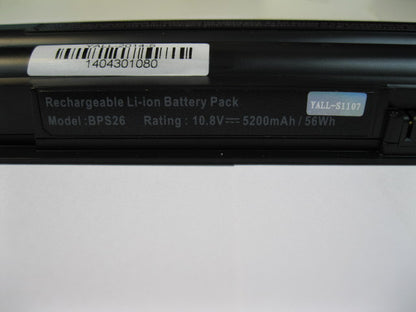BATERIA SONY VAIO VGP-BPL26 VGP-BPS26 VGP-BPS26A VPC-CA VPC-CB 6 CELDAS NEGRA
