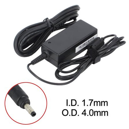 CARGADOR HP COMPAQ ORIGINAL 30W / 19V / 1.58A / 1.7 X 4.0MM