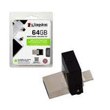 FLASH DRIVE Y OTG MICRO USB 64GB KINGSTON MEMORIA DTDUO3/64GB