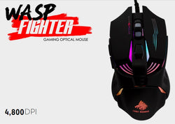 MOUSE GAMER EAGLE WARRIOR WASP FIGHTER USB 3D7