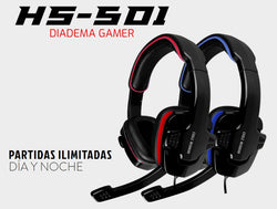 HEADSET GAMER EAGLE WARRIOR HS-501 CON MICROFONO 3.5