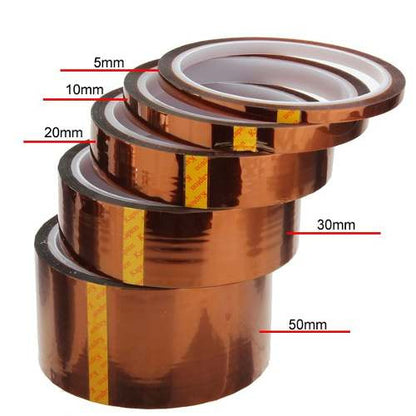 CINTA KAPTON TAPE 50MM X 30M INSULADOR DE ALTA TEMPERATURA